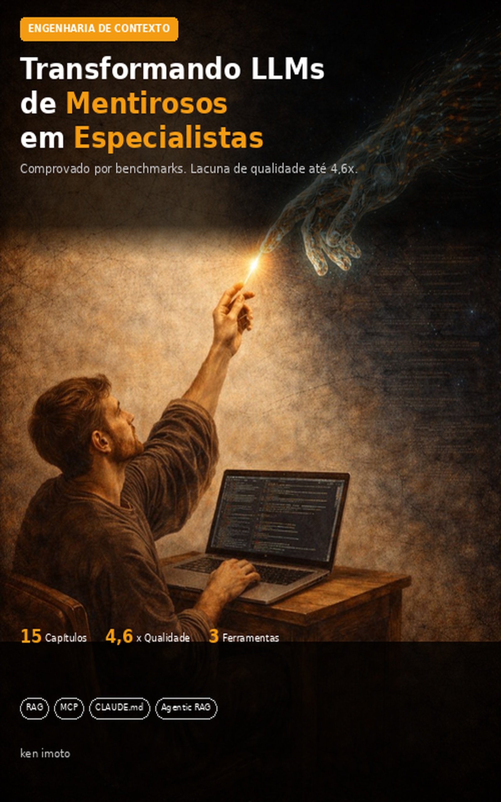 Transformando LLMs de Mentirosos em Especialistas capa