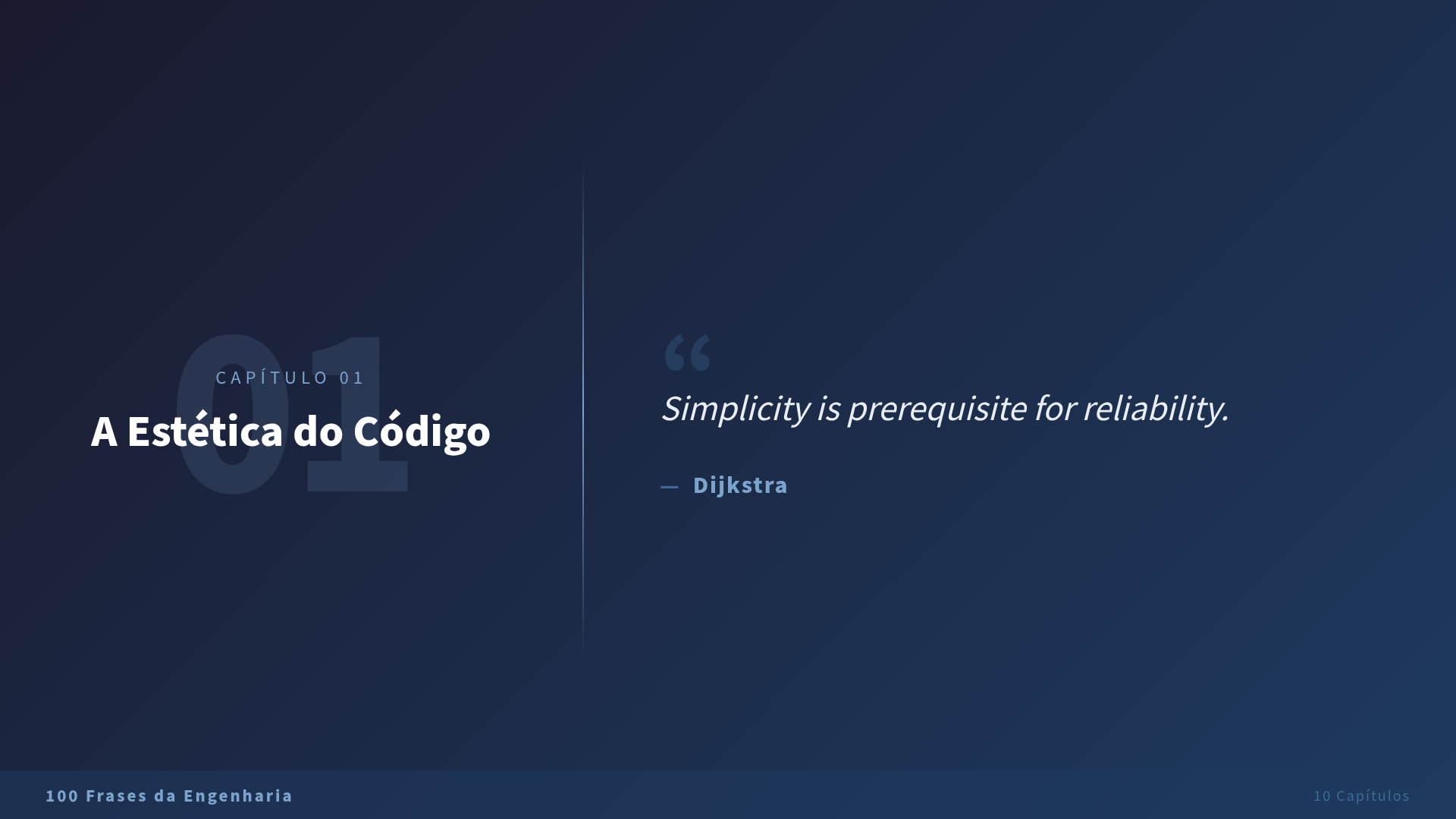 Capítulo 1: A Estética do Código