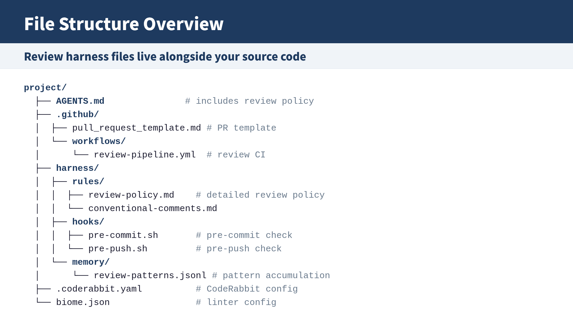File structure overview
