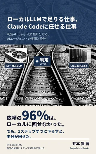 ローカルLLMで足りる仕事、Claude Codeに任せる仕事