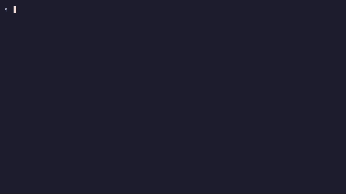 claude-shiftのターミナルデモ: shift list は登録済み3アカウントと現在activeを表示、shift usage は各アカウントの5時間枠と週次の使用率+リセット時刻を出し、shift use imoto-team で activeを切替、続く shift list で activeが変わっていることを確認。